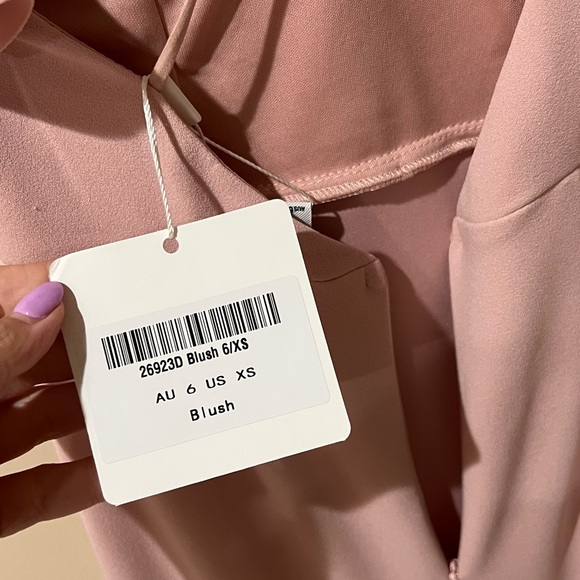 Selfie Leslie Ruffled Blush MIDI Dress - Picture 4 of 6